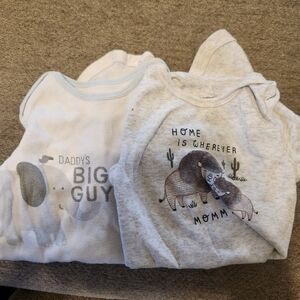 Carter's (2) Baby Onesies